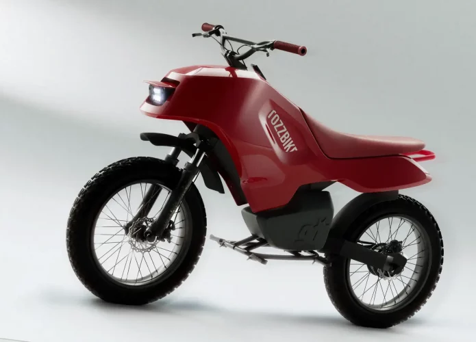 A moto elétrica retrô com RGB e espírito aventureiro