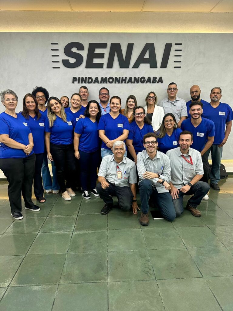 Equipe do Qualifica Guará participa de um dia de Capacitação e Palestras no Senai de Pindamonhangaba