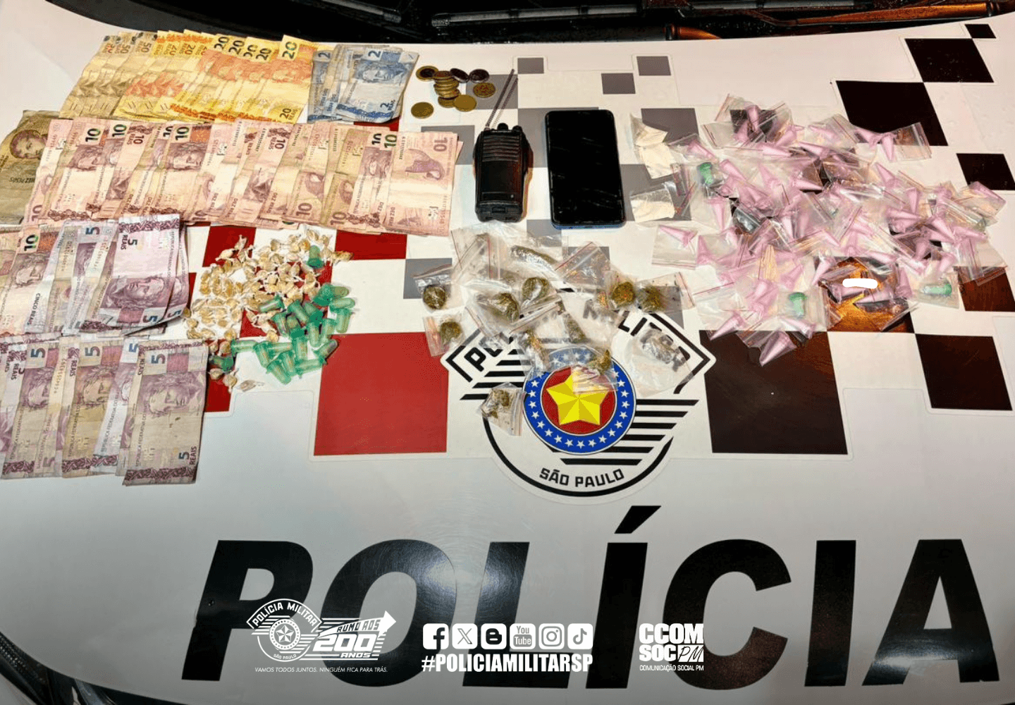 Homem é preso por tráfico de drogas durante operação verão em Ubatuba