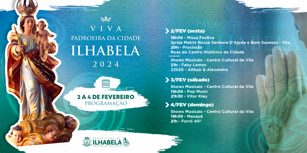 Ilhabela celebra Padroeira da cidade com programação cultural