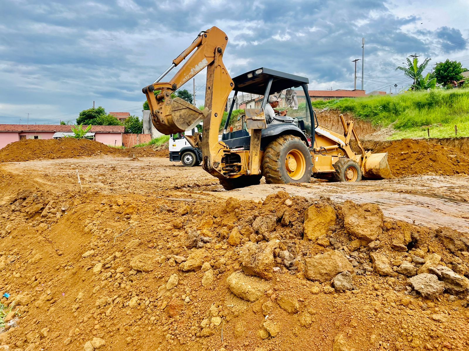 Obras do novo posto do bairro Santa Luzia seguem em andamento em Guaratinguetá